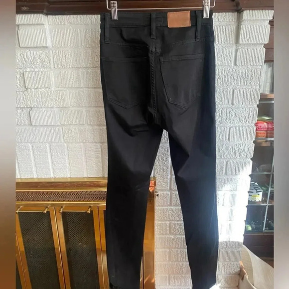 Madewell Curvy High Rise Skinny Jeggings Jeans Carbondale Black Size 25T Tall - Picture 4 of 6